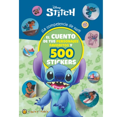 Libro Infantil Mundo De Stickers Lilo Y Stitch