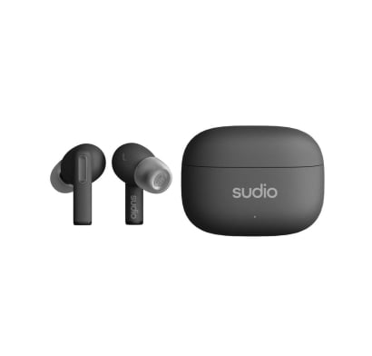Auriculares Sudio Tws Cancelación de Ruido y Bluetooth Negro
