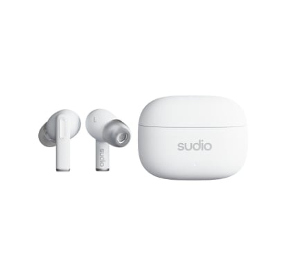 Auriculares Sudio Tws Cancelación de Ruido y Bluetooth Blanco