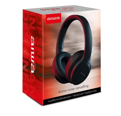 Auriculares Aiwa Noise Cancelling Negro