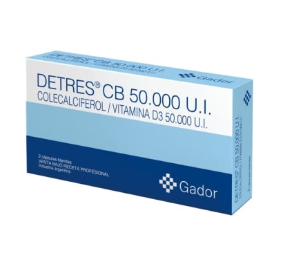 Detres 50.000 Ui 2 Cápsulas
