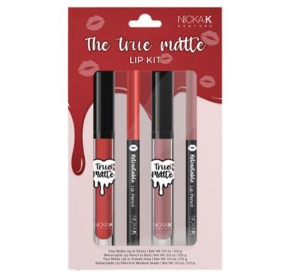 Set Labiales Líquidos Nicka K Mate Mltm01