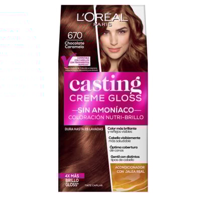 Tinta Casting Creme Gloss  N°670 Chocolate Caramelo
