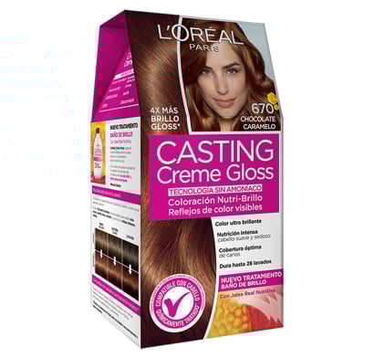 Tinta Casting Creme Gloss  N°670 Chocolate Caramelo