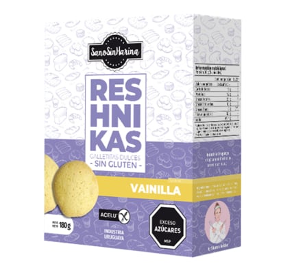 Sano Sin Harina Galletas Vainilla 180 G