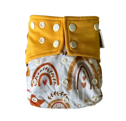 Pañal Reutilizable Mama Gaia Multitalle Hippie 4 A 18 Kg 1 Unidad