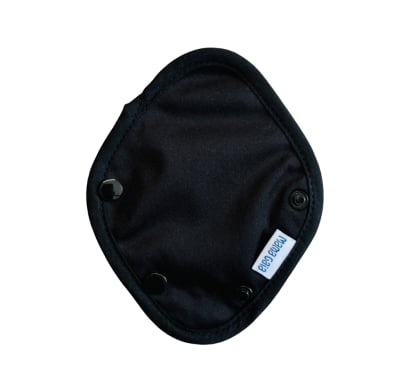 Protector Diario Reutilizable Mama Gaia Tanga Full Black 1 Unidad 
