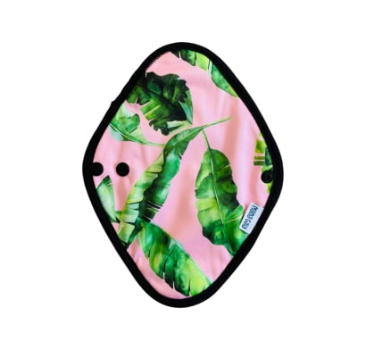 Toallita Femenina Reutilizable Mama Gaia Flujo Intenso Hoja Verde 1 Unidad