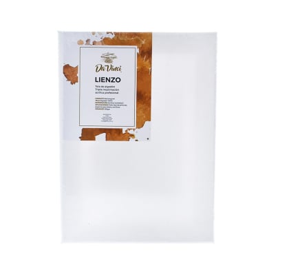Bastidor Para Pintura Al óleo Y Acrílico Da Vinci 18 X 24 Cm - Algodón 100% 265g/m²