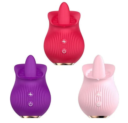 Vibrador Portátil Flor 1 Unidad Colores Surtidos
