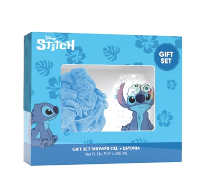 Set Stitch Gel De Ducha 280 Ml + Esponja 