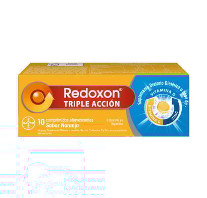 Redoxon Triple Acción 10 Comprimidos Efervescentes 