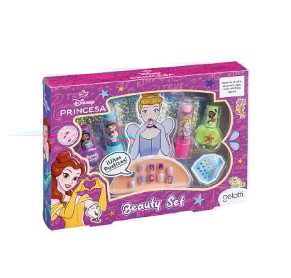 Set De Belleza Disney Princesas Esmaltes Y Gloss 