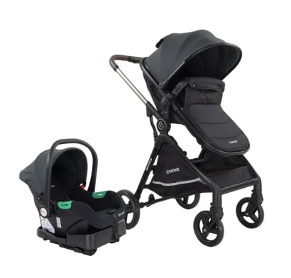 Coche Travel System Bebesit Mars Lx 3 En 1 Negro 