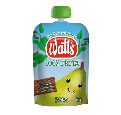 Compota Watts De Pera 90 G