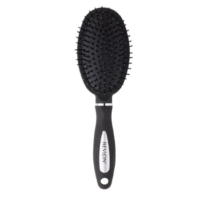 Cepillo Para El Pelo Revlon Cerdas Suaves Negro