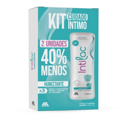 Pack Jabón íntimo Intilac Humectante 200 Ml 2 Unidades 