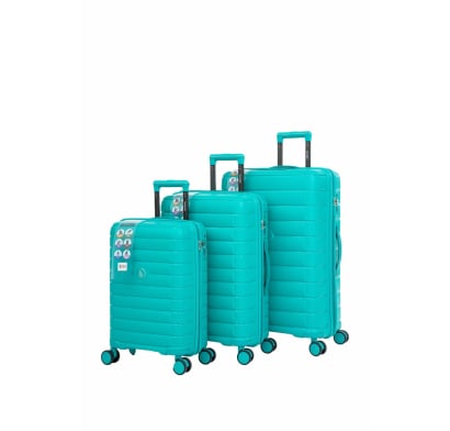 Set Valijas Terrano Turquesa 3 Unidades