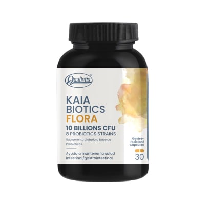 Probióticos Qualivits Kaia Biotics Flora 30 Cápsulas gastroresistentes