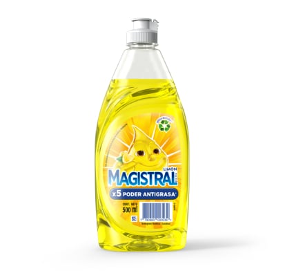 Detergente Magistral Ultra Limón 500 Ml 