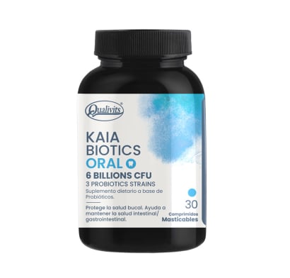 Probióticos Qualivits Kaia Biotics Oral 30 Comprimidos Masticables