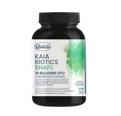 Probióticos Qualivits Kaia Biotics Shape 30 Cápsulas Gastroresistentes 