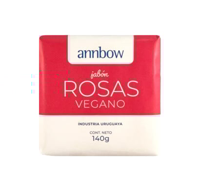 Jabón Annbow Rosas Vegano 140 G
