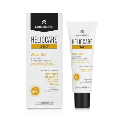 Protector Solar Heliocare 360° Water Gel Sin Color Fps50+ 50 Ml