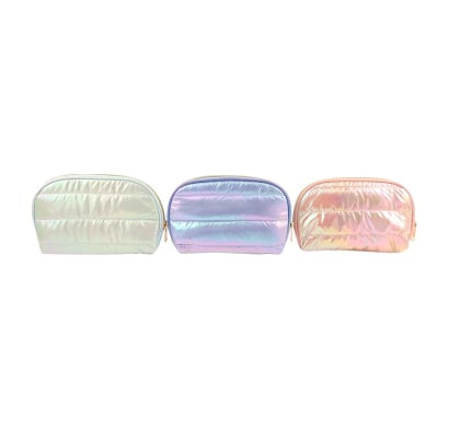 Neceser Top Oval Metalizado 1 Unidad Colores Surtidos