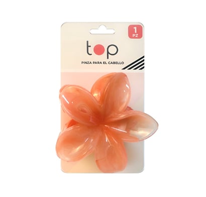 Pinza Para El Pelo Top Flor 1 Unidad Colores Surtidos