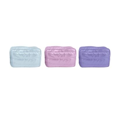Neceser Travel para Viaje Metalizado 1 Unidad Colores Surtidos