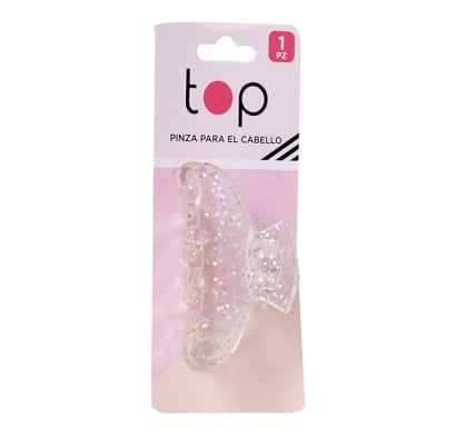 Pinza Para El Pelo Top Con Glitter 1 Unidad
