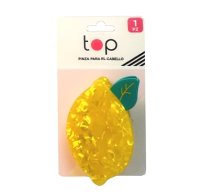Pinza Para El Pelo Top Limón Grande 1 Unidad