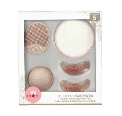 Set Calm de Cuidado Facial 5 Unidades