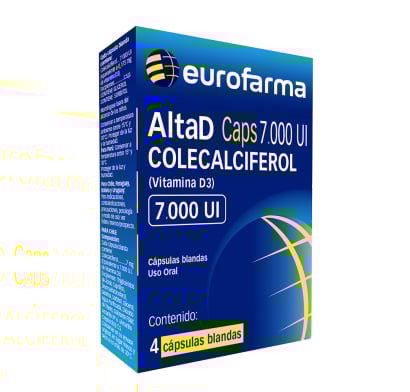 Altad 7000 Ul 4 Cápsulas Blandas  