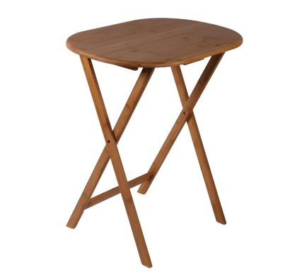 Mesa Oval Selecta Bamboo Plegable