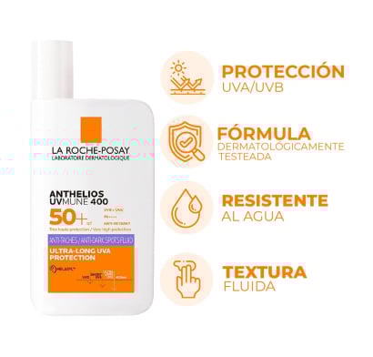 Protector Solar La Roche Posay Anthelios UVmune Antipigment FPS50+ 50 ml