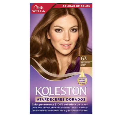 Kit Tinta Koleston N°63 Rubio Oscuro Dorado Ocaso