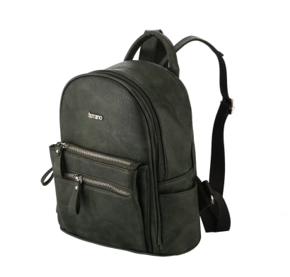 Mochila Terrano Doble Bolsillo Verde