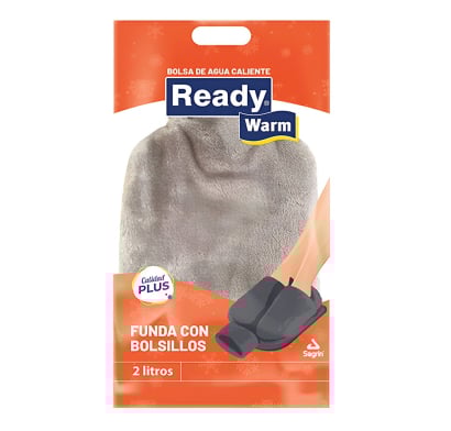 Bolsa De Agua Caliente Readywarm Funda Con Bolsillo 2 L