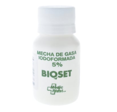 Mecha De Gasa Bioset Iodoformada 5%