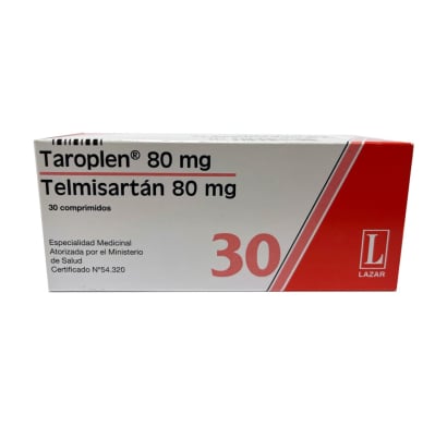 Taroplen 80 Mg 30 Comprimidos
