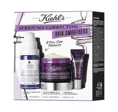 Set Kiehl's Age Defying Essentials Sérum Con Retinol 30 Ml + Crema Multicorrectiva 50 Ml + Contorno De Ojos 3 Ml 