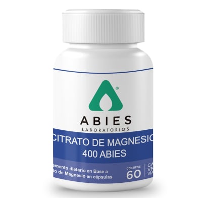 Citrato De Magnesio Abies 400 Mg 60 Cápsulas 