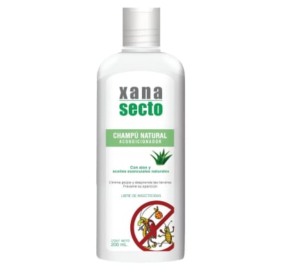 Piojicida Xanasecto Shampoo Y Acondicionador 200 Ml