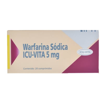 Warfarina Sódica 5 Mg 20 Comprimidos