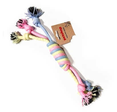 Juguete para Mascotas Petshop Cuerda 3 Colores 
