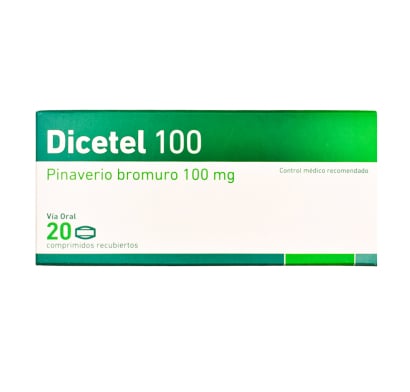 Dicetel 100 Mg 20 Comprimidos Recubiertos
