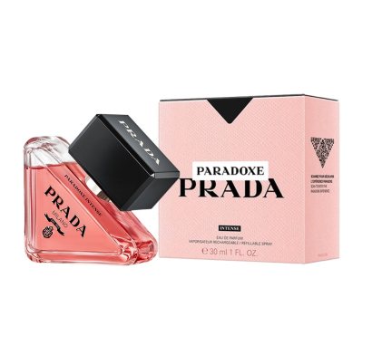Frasco y caja de Prada Paradoxe Intense