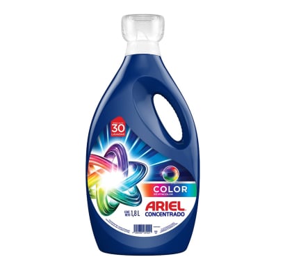 Jabón Líquido Para Ropa Ariel Color Concentrado 1,8 L